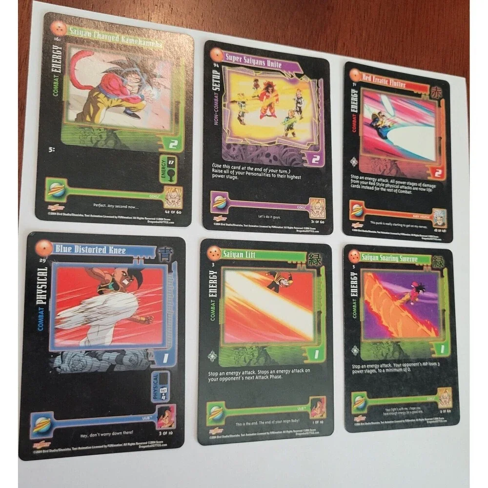 Dragon Ball GT CCG TCG Lot of 15 Cards - Non-Holo LP/MP